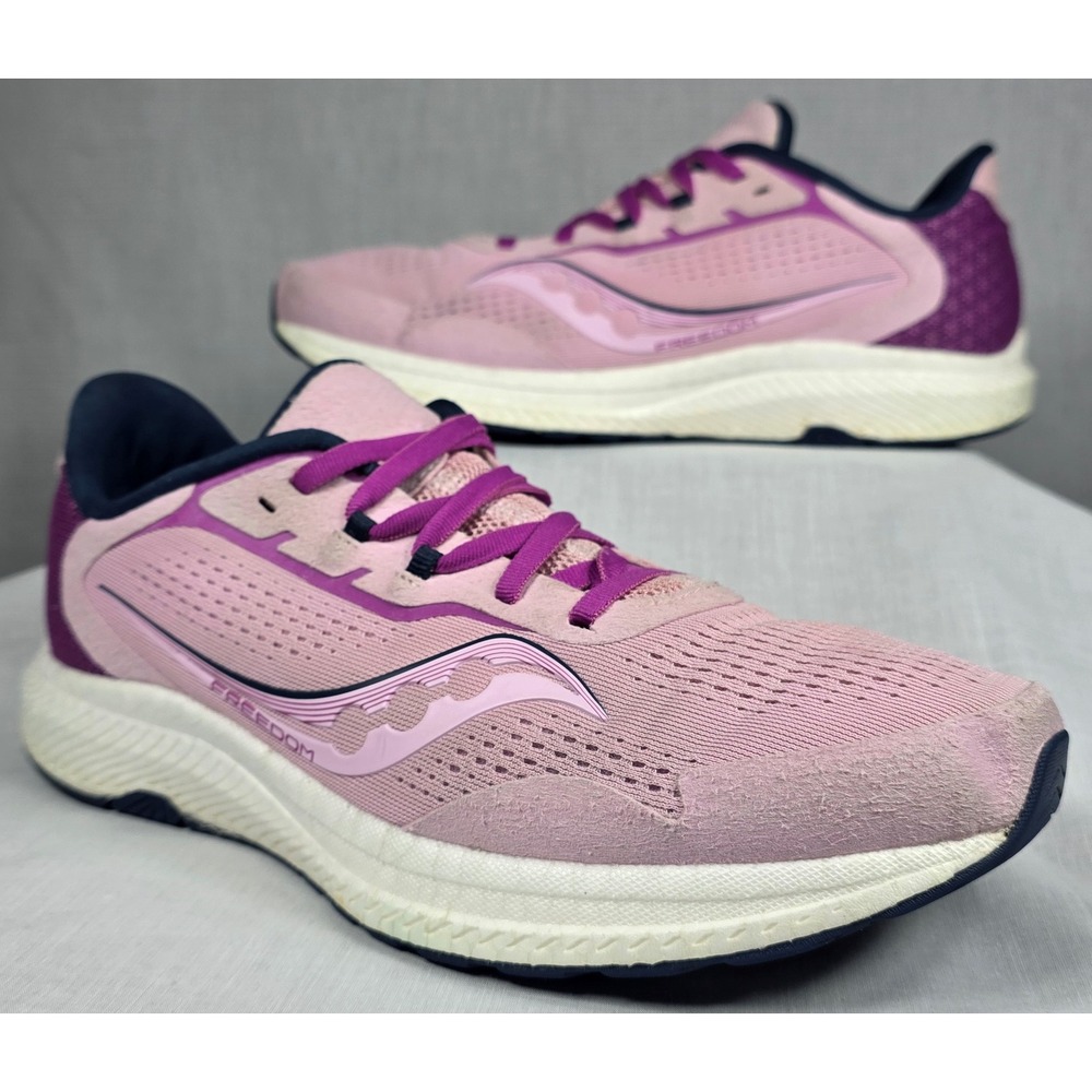 Saucony Freedom 4 Women's Running Shoes Rose Purple Size 8.5